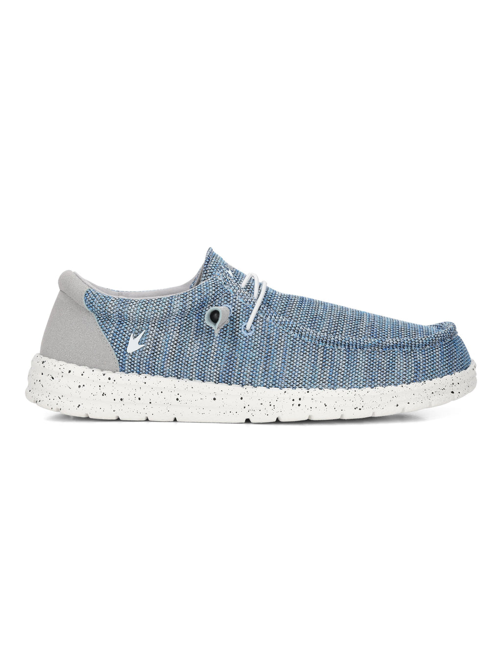 Frogg Toggs Men's Java 2.0 Non-Waterproof Boat Shoes for Men, Elastic Lace Slip-On Shoes, Gray, Size 9