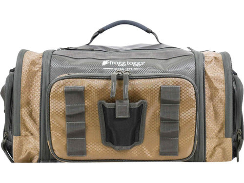 Frogg Toggs 3600 Tackle Bag with 3 Trays & Dual Access Storage for Fishing Gear Organization, Solid Elements Brown