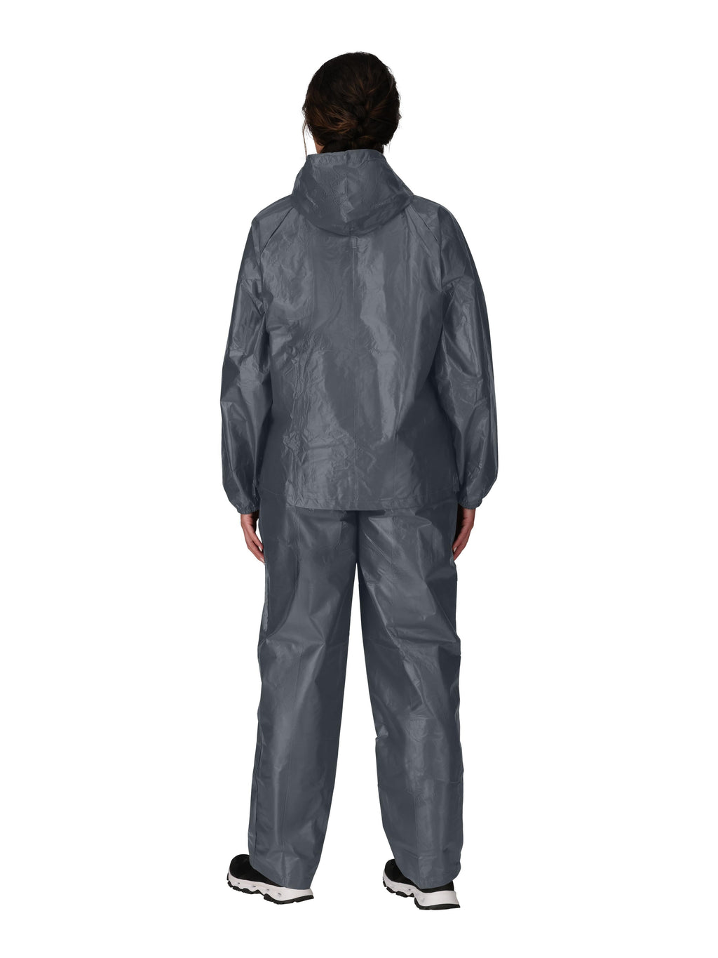 Frogg Toggs Ultra-Lite2 Rain Suit for Women, Lightweight Waterproof Pants and Jacket, Carbon Black, Large/XLarge