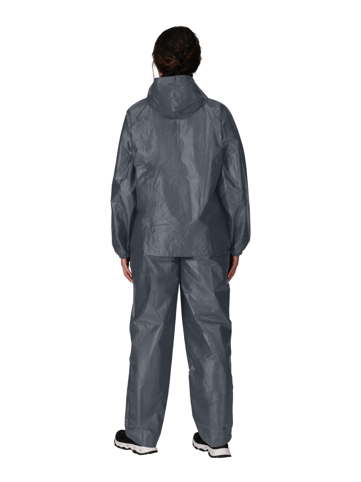 Frogg Toggs Ultra-Lite2 Rain Suit for Women, Lightweight Waterproof Pants and Jacket, Carbon Black, Large/XLarge