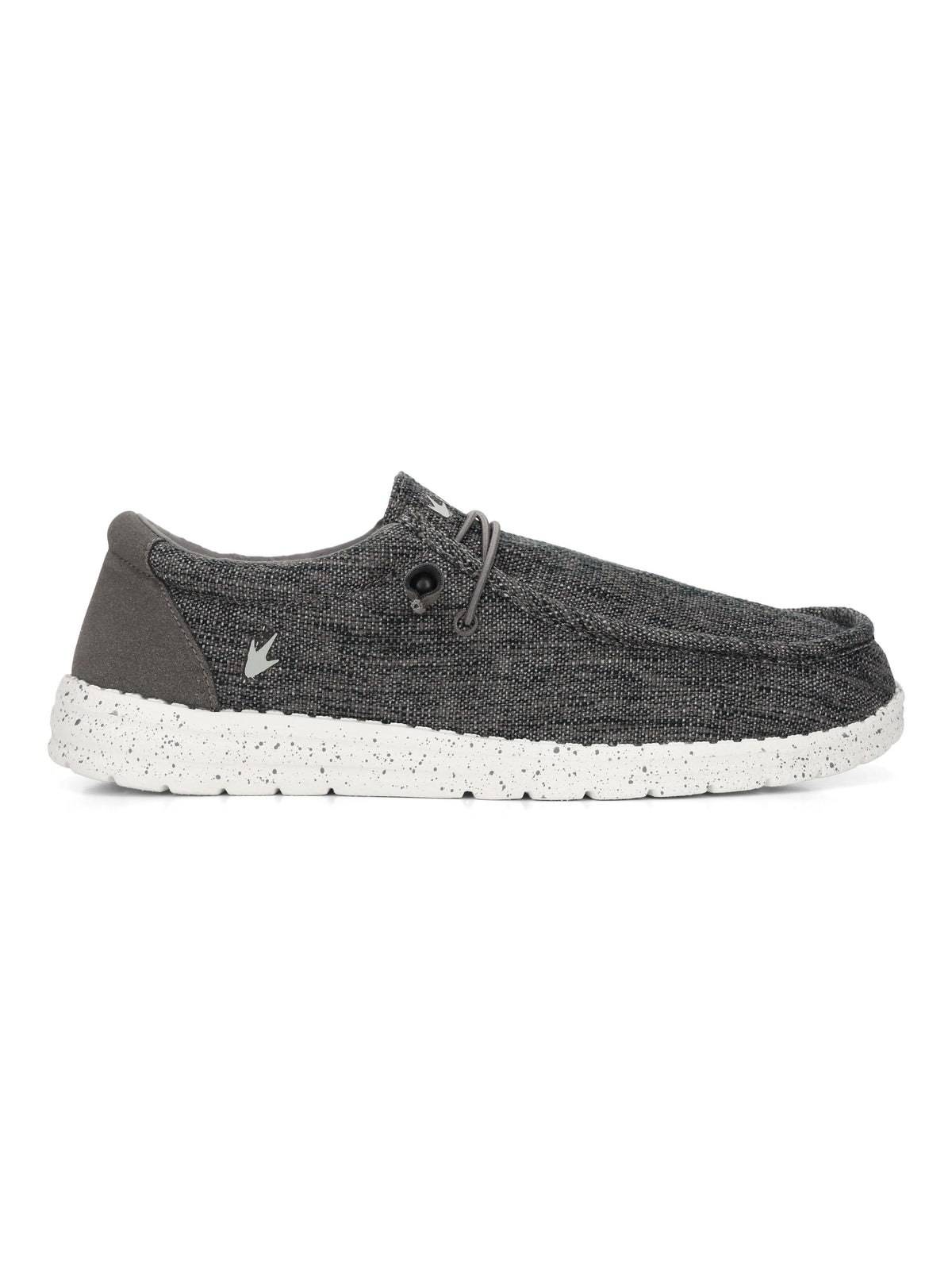Frogg Toggs Men's Java 2.0 Non-Waterproof Boat Shoes for Men, Elastic Lace Slip-On Shoes, Gray, Size 9