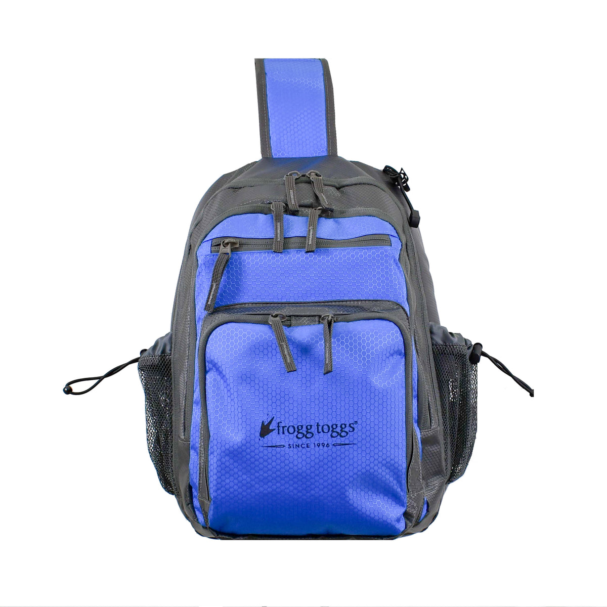 Frogg Toggs Sling Pack Fishing Bag with Dual Access for 3600/3700 Tackle Trays, Solid Elements Brown
