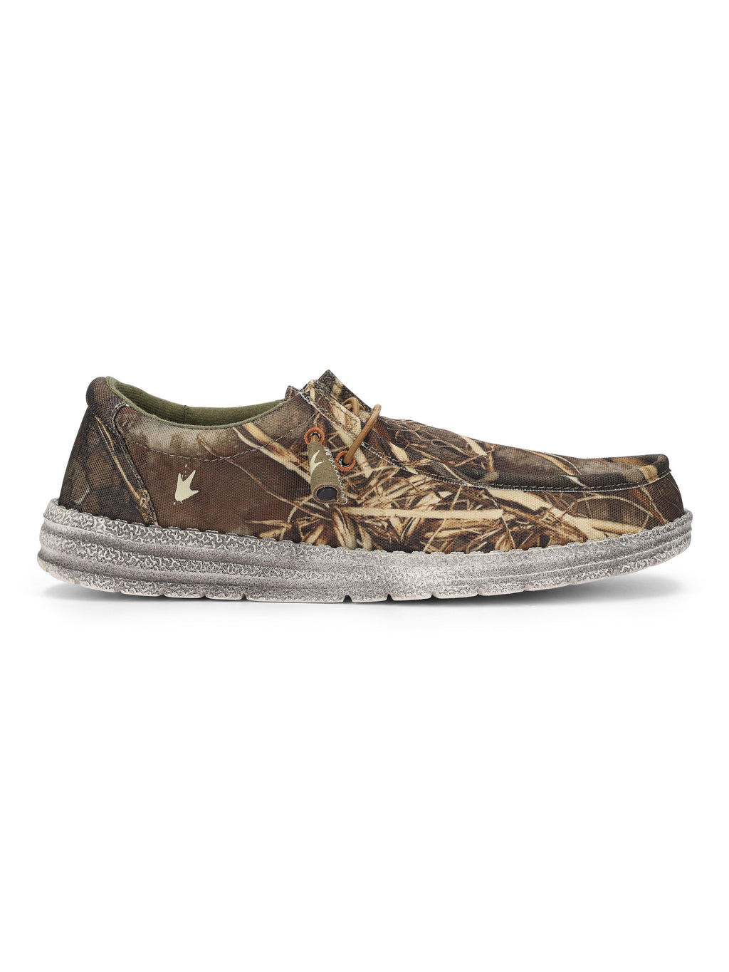 Frogg Toggs Men's Java 2.0 Non-Waterproof Boat Shoes for Men, Elastic Lace Slip-On Shoes, Gray, Size 9
