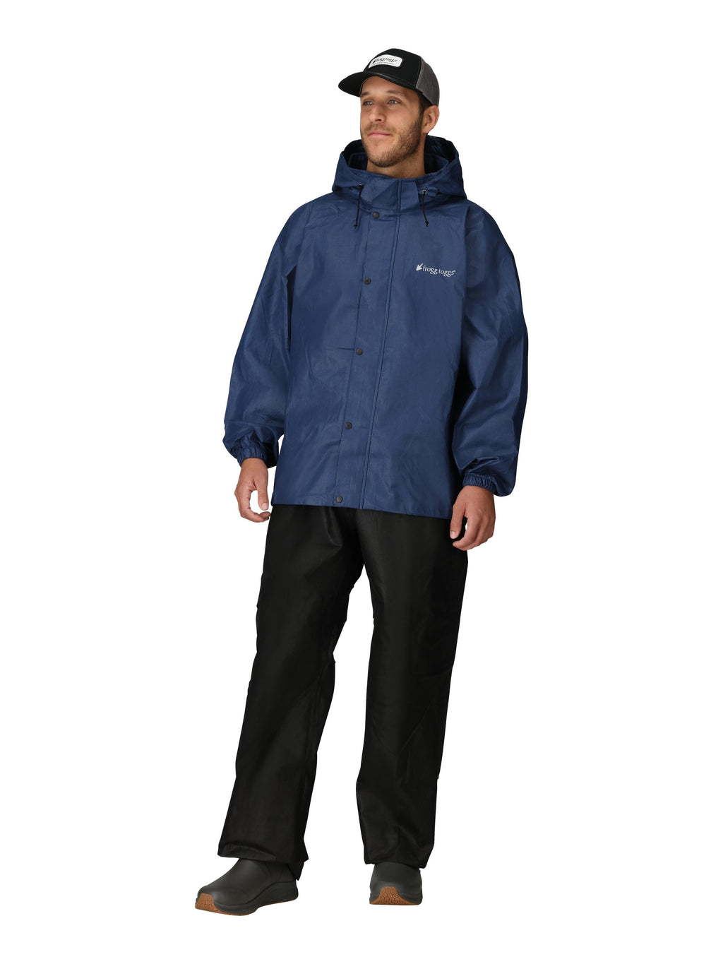 Frogg Toggs Classic All-Sport Rain Suit, Stone and Black (Men's)