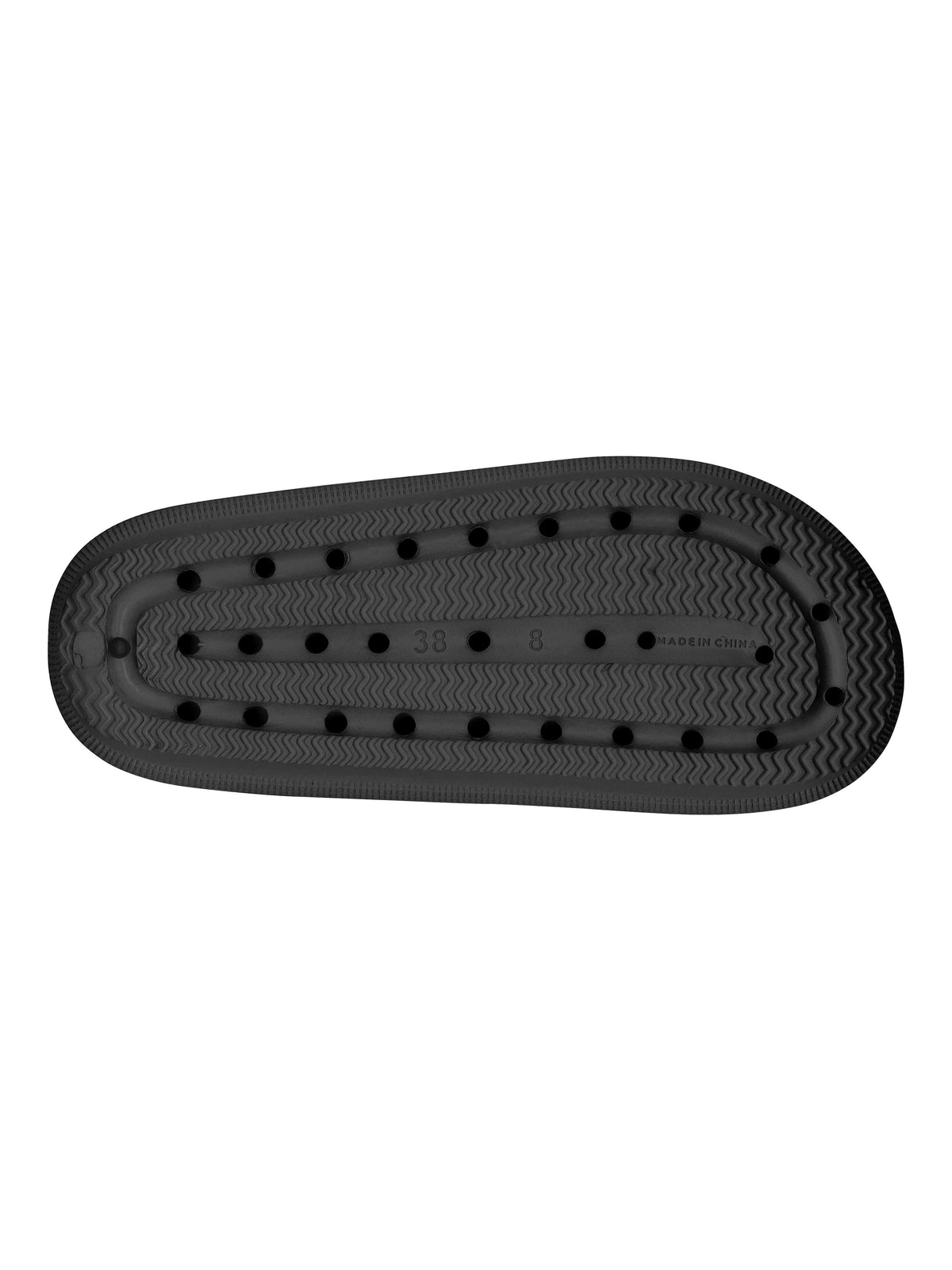 Frogg Toggs Squisheez Slip On Slide Sandals for Women, Soft and Squishy Slides, Black, Size 6