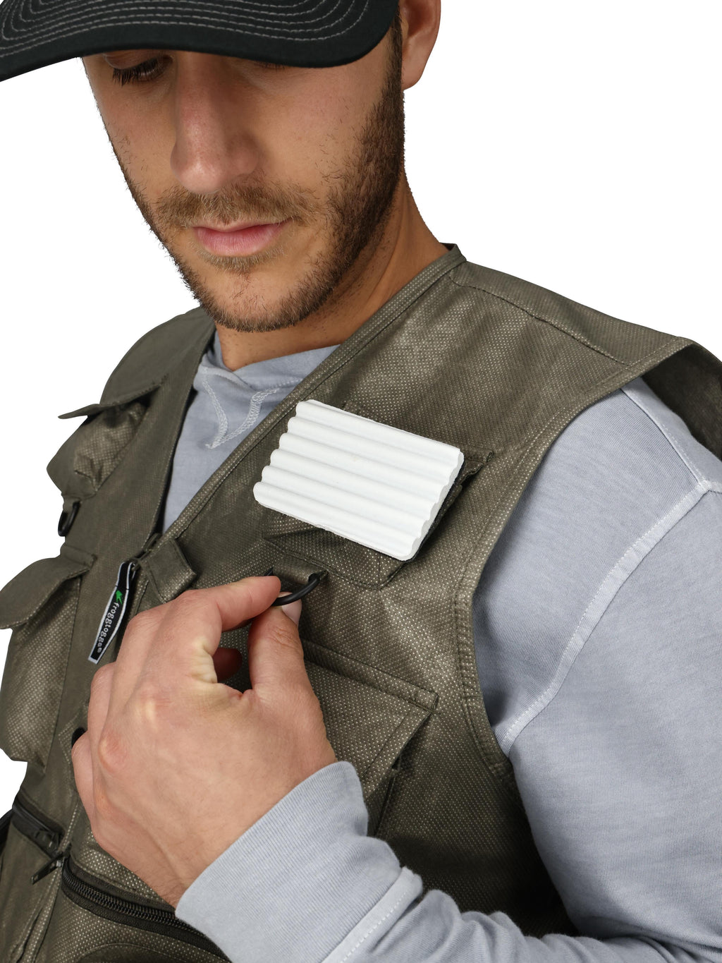 Frogg Toggs Cascade Classic50 Fly Fishing Gear Vest, Breathable Vest for Men, Stone, Size L