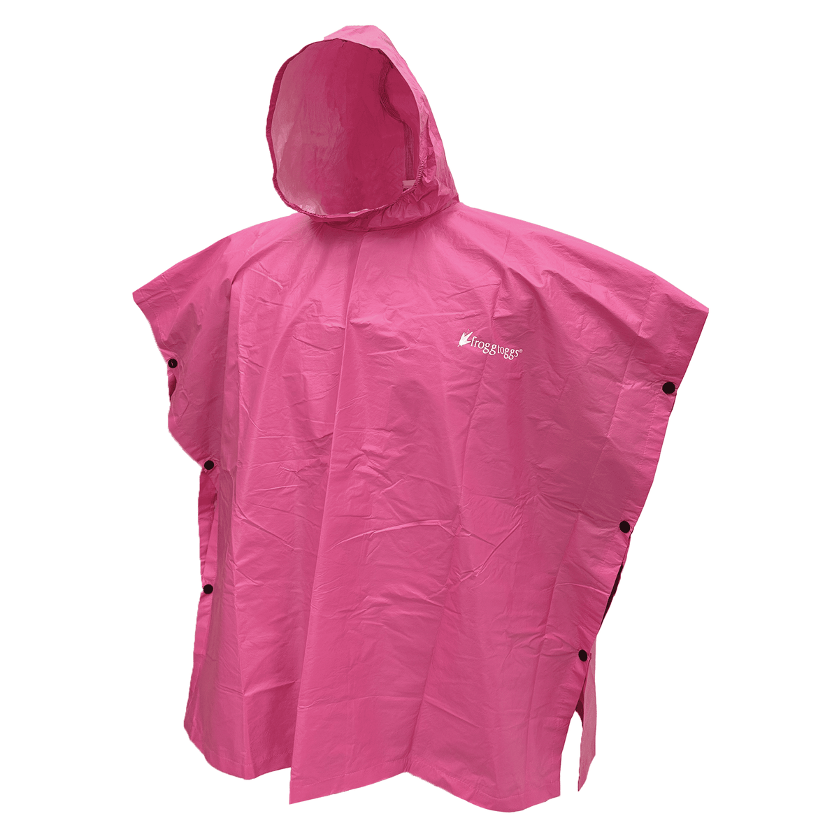 Frogg Toggs Ultra-Lite 2 Rain Poncho, Recyclable Rain Gear for Youth Boys & Girls, Carbon, One-Size