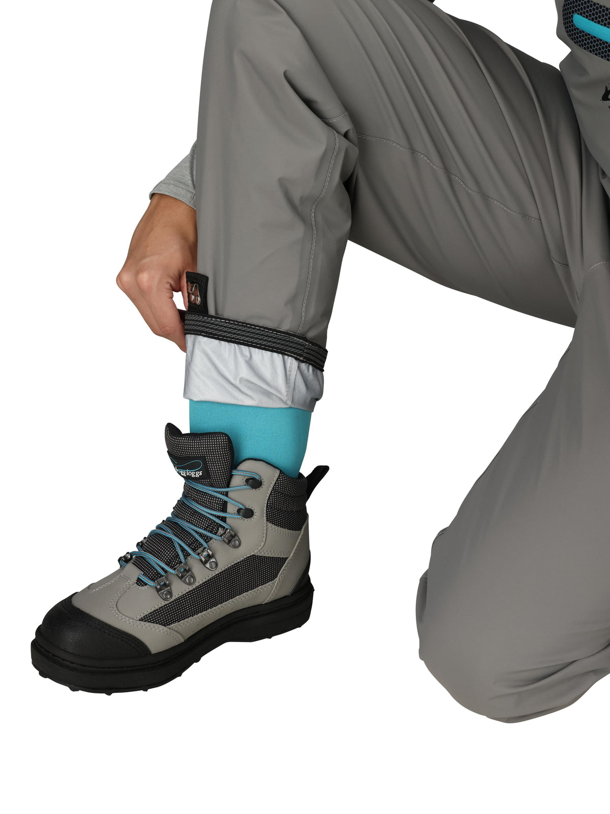 Frogg Toggs Women's Canyon Stockingfoot Chest Waders with 4-Ply Nylon Upper & Neoprene Booties, Gray, Small