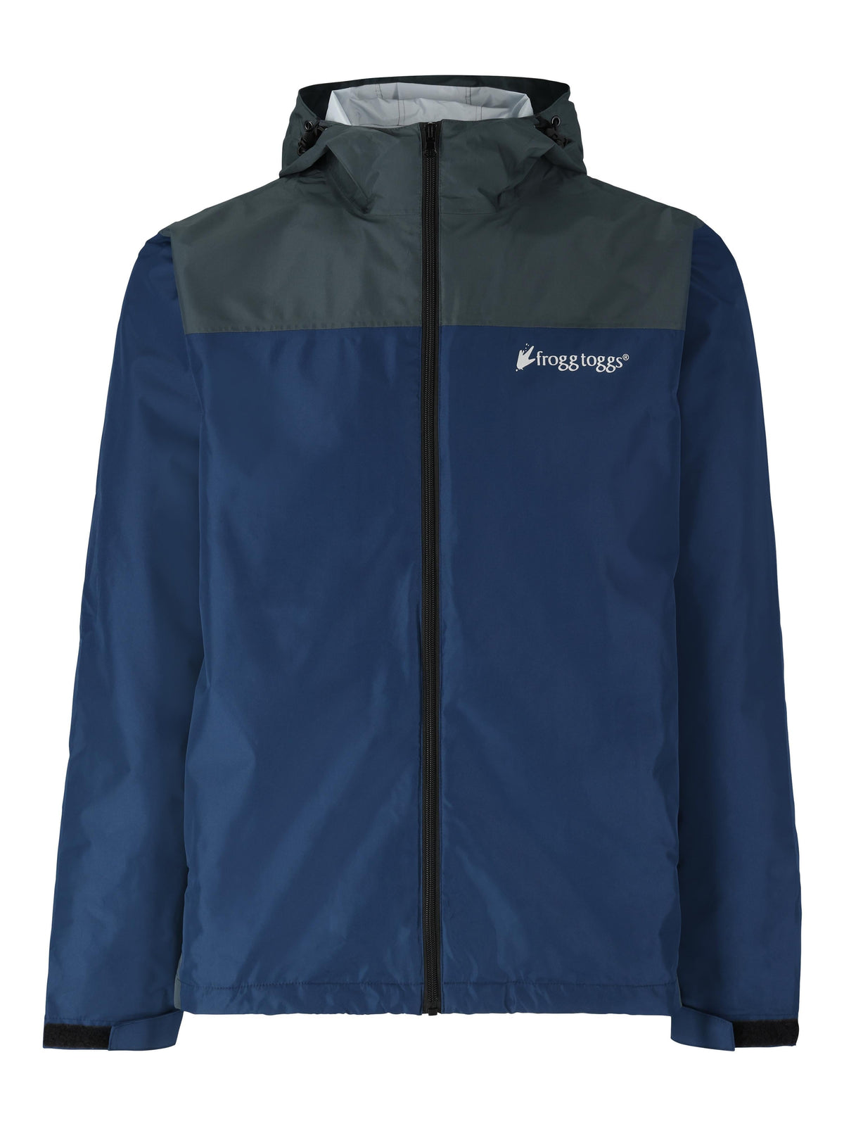 Frogg Toggs Vapor Rain Suit for Men with Rain Jacket and Pants, Blue and Gray, Size MD/LG