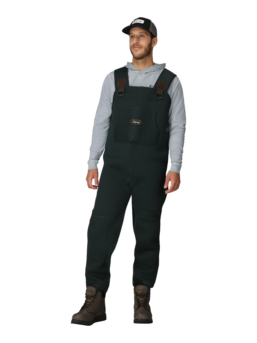Frogg Toggs Amphib Stockingfoot Chest Waders for Men, Waterproof Waders for Fishing, Forest Green, MD