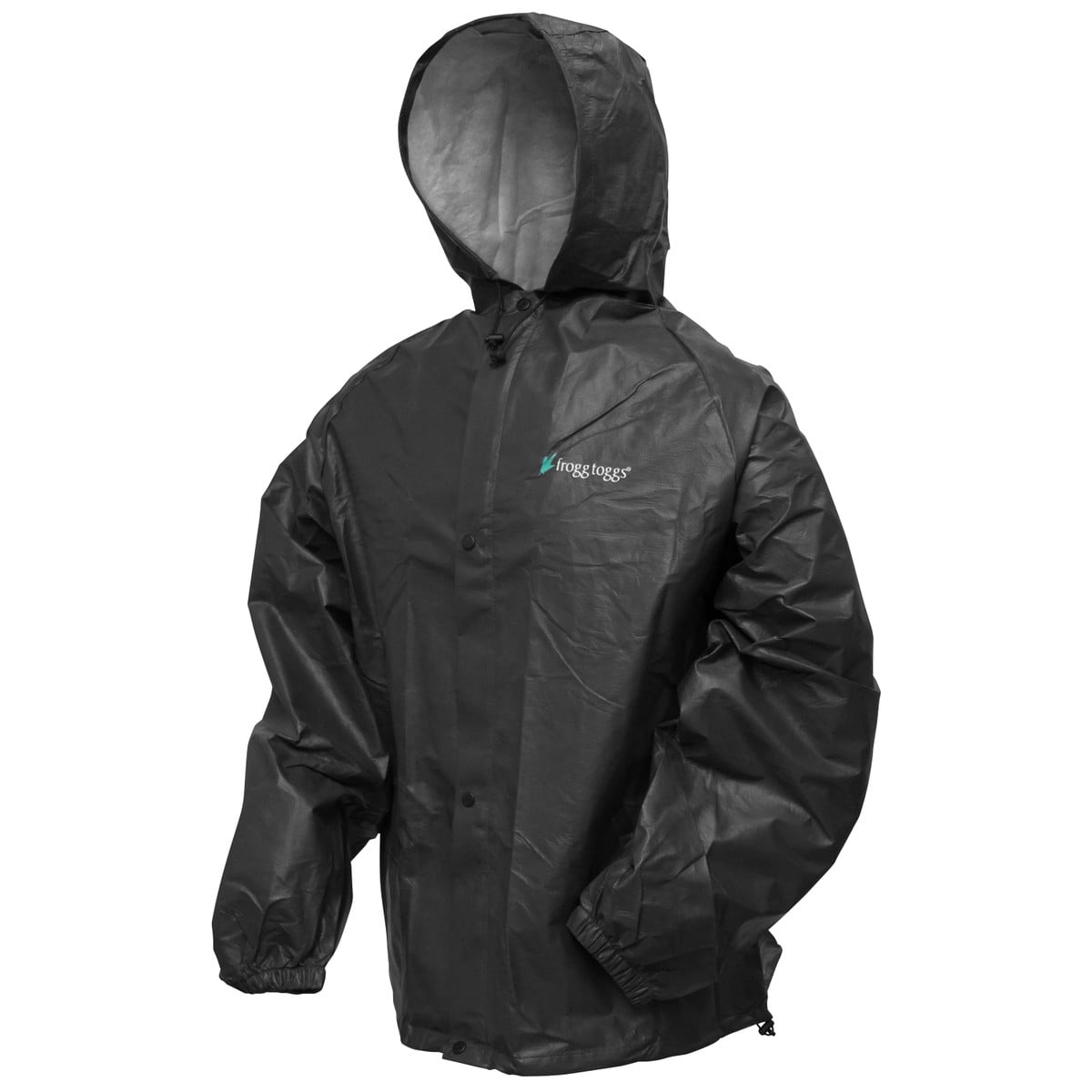 Frogg Toggs Ultra-Lite2 Rain Suit for Young Boys and Girls, Lightweight Waterproof Pants and Jacket, Carbon Black, Small/Medium