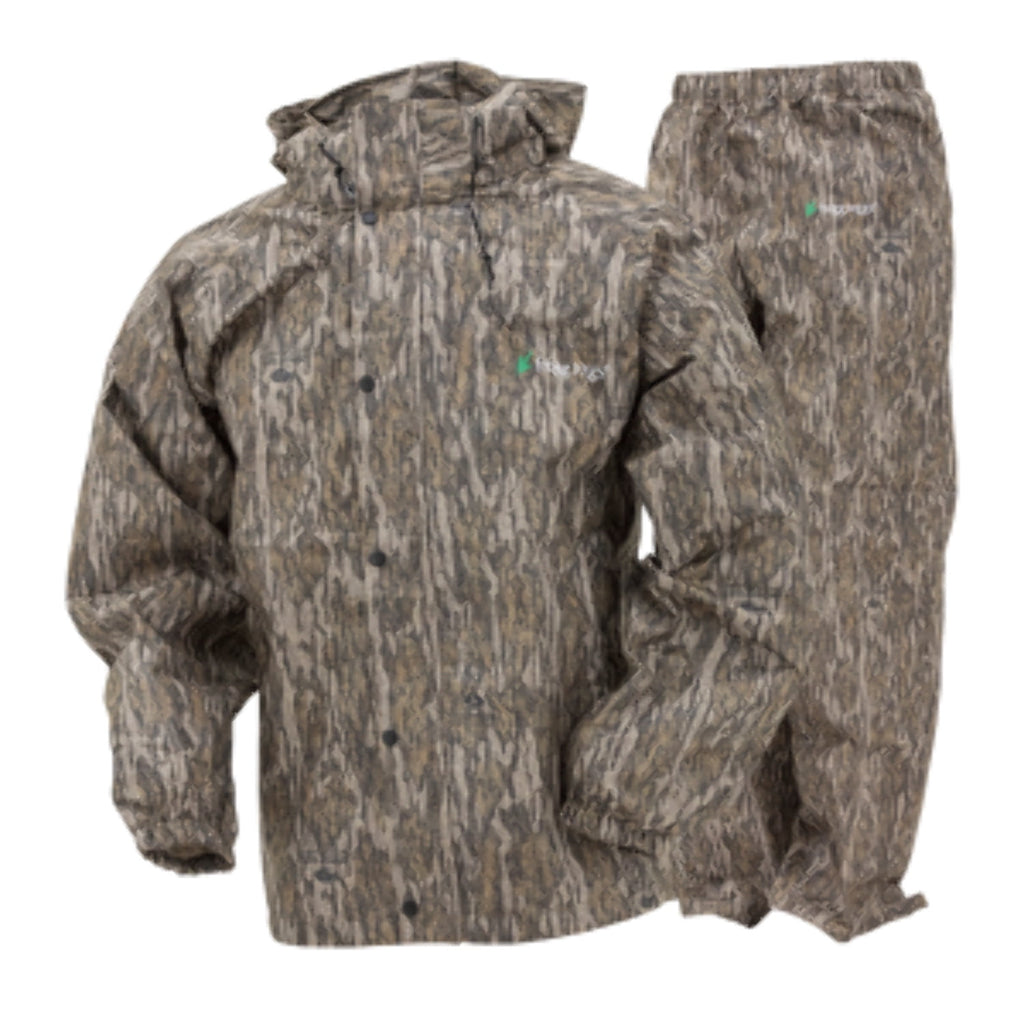 Frogg Toggs Classic All-Sport Rain Suit, Stone and Black (Men's)