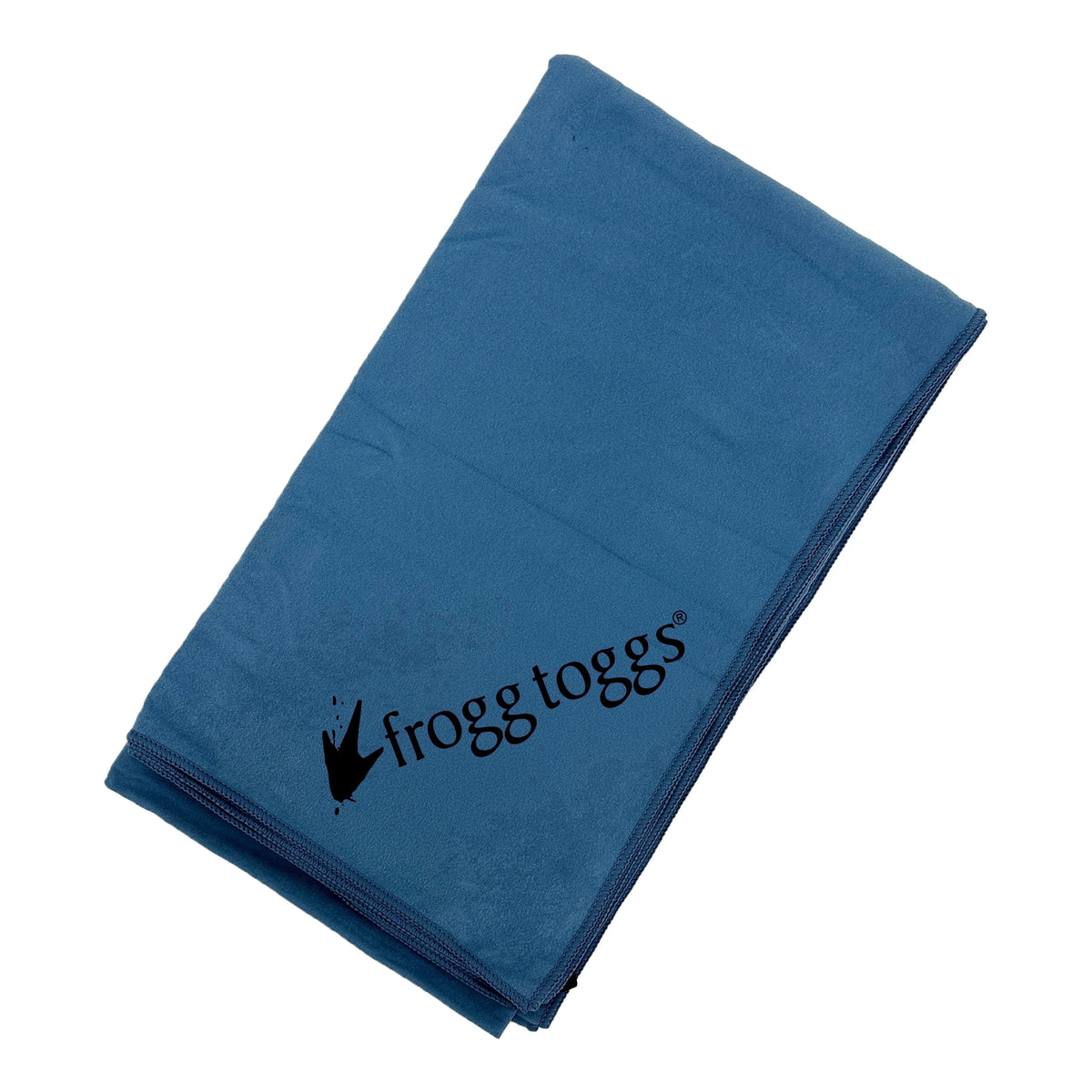 Frogg Toggs Camp Beach Towel, Soft and Absorbent Microfiber Towel with Zippered Bag, 35” x 62”, OD Green