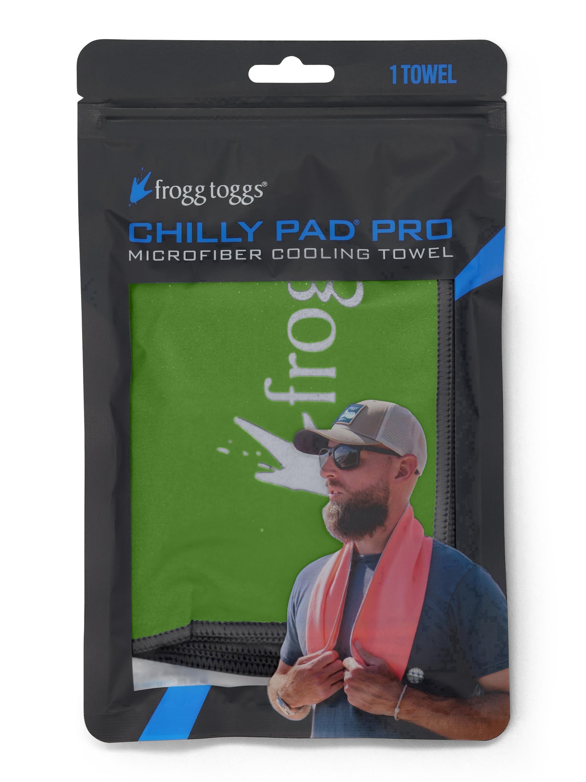 Frogg Toggs Chilly Pad PRO Microfiber Towels, Cooling Comfort Face Towels, Pink, 33" x 10.5"