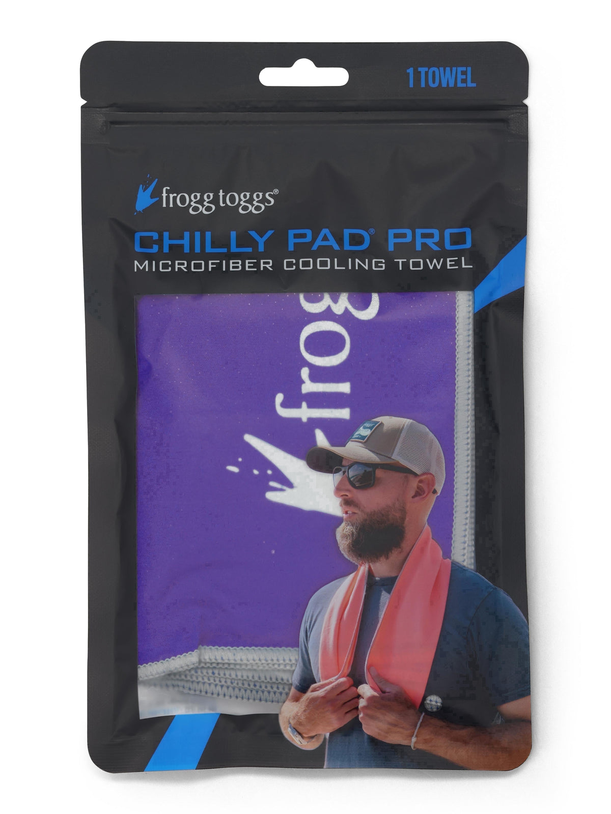 Frogg Toggs Chilly Pad PRO Microfiber Towels, Cooling Comfort Face Towels, Pink, 33" x 10.5"