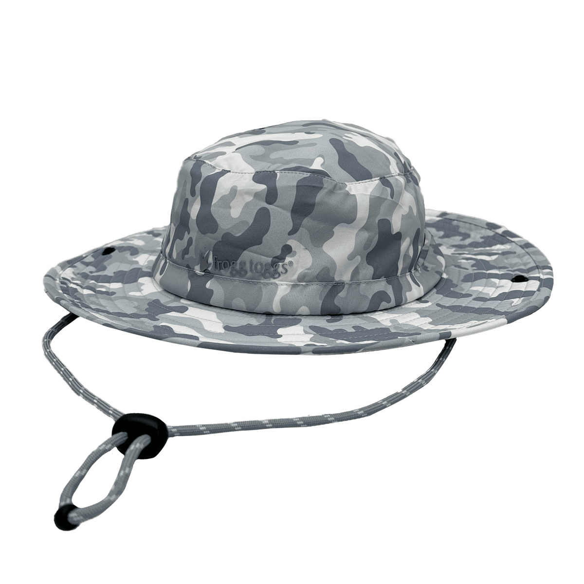 Frogg Toggs Chilly Pro Bucket Hat, Cooling Sun Hat with Sun Protection and Adjustable Strap, White
