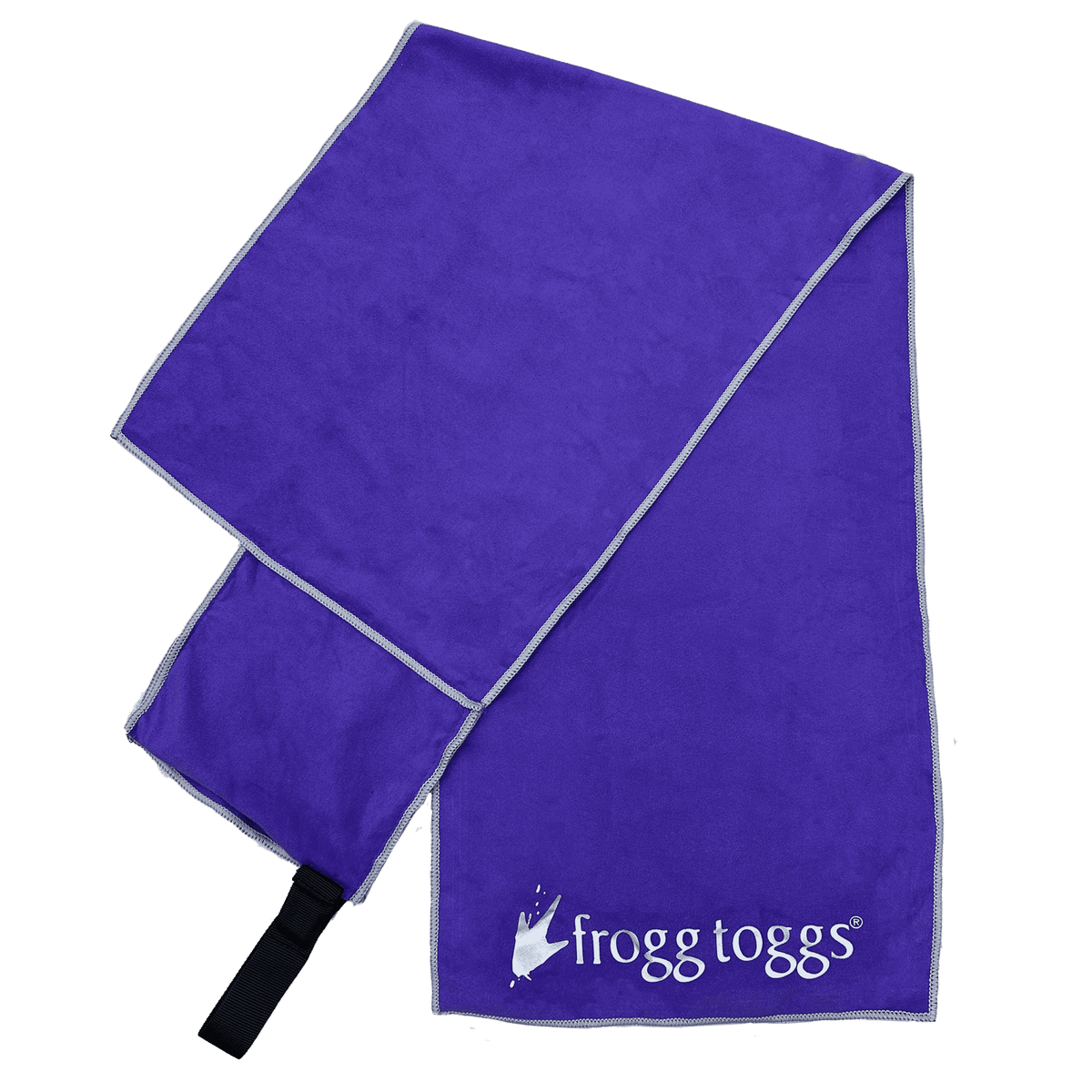 Frogg Toggs Chilly Pro Magnetic Cooling Towel with UPF 50 UV Protection for Sports, Black