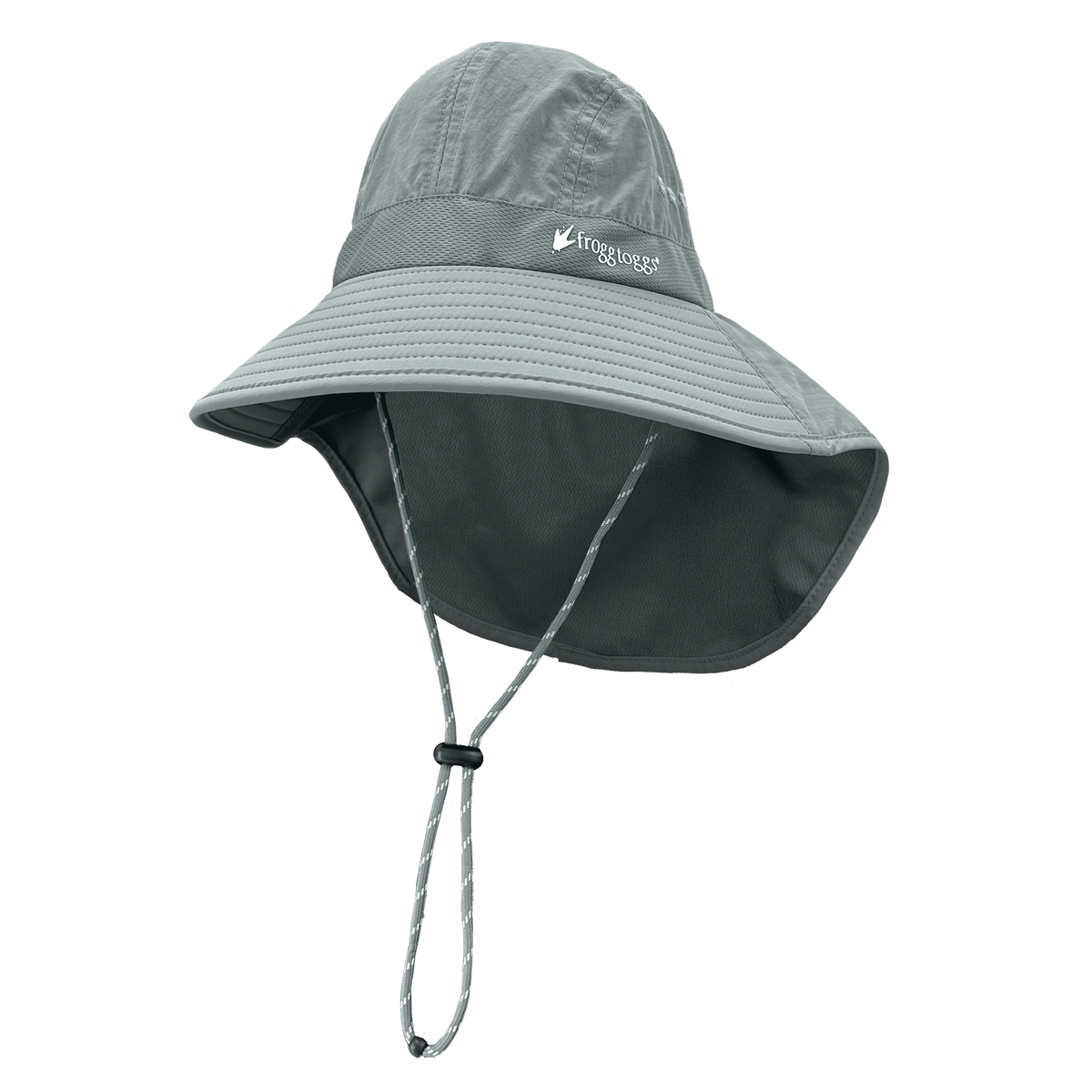 Frogg Toggs Chilly Pro Sun Shade Hat, Cooling Sun Hat with Nape and Adjustable Strap, White