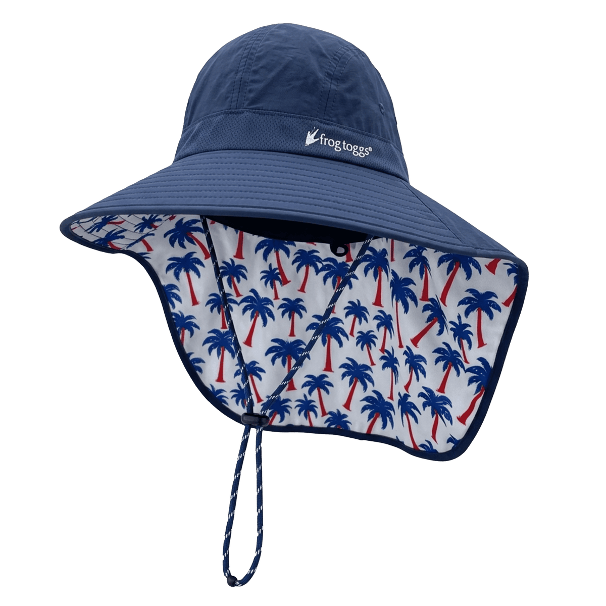 Frogg Toggs Chilly Pro Sun Shade Hat, Cooling Sun Hat with Nape and Adjustable Strap, White