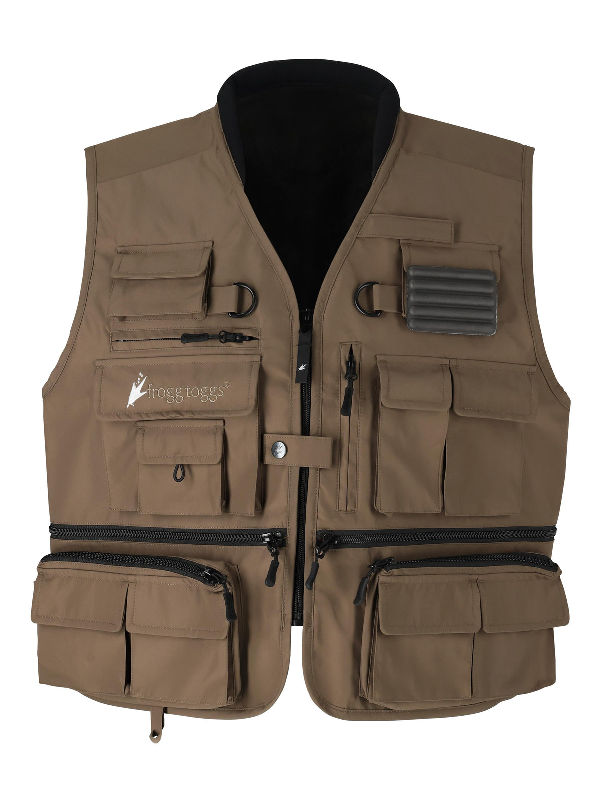 Frogg Toggs Hellbender Toadskin Fishing Vest for Men, Fly Fishing Gear, 2X