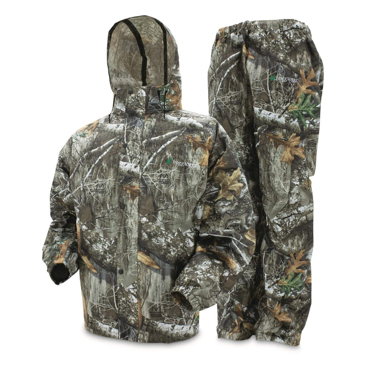 Frogg Toggs Classic All-Sport Rain Suit, Stone and Black (Men's)