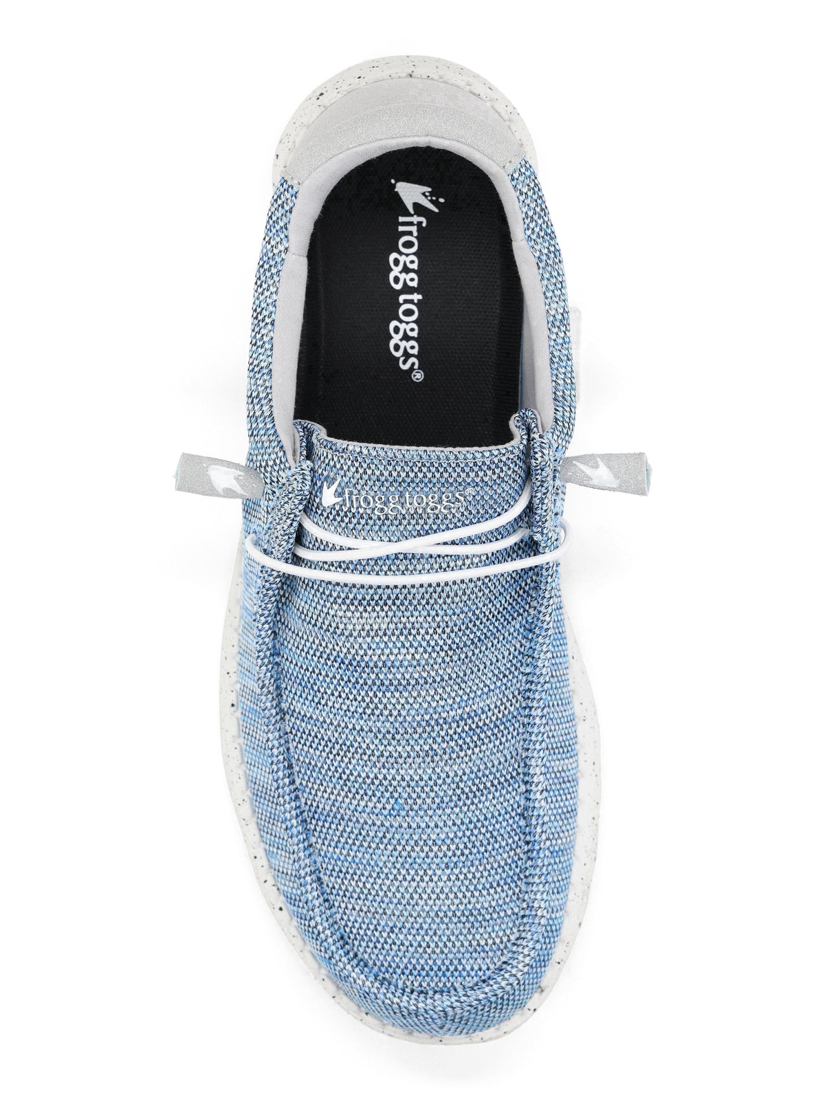 Frogg Toggs Men's Java 2.0 Non-Waterproof Boat Shoes for Men, Elastic Lace Slip-On Shoes, Gray, Size 9