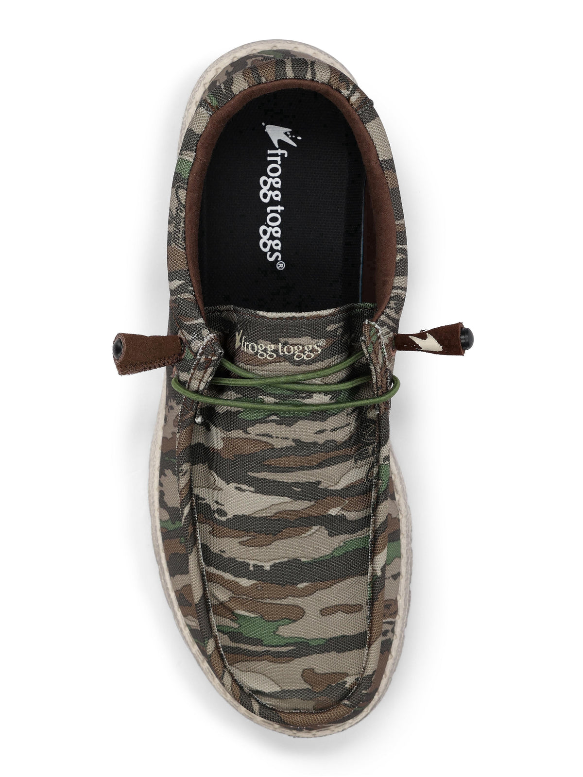 Frogg Toggs Men's Java 2.0 Non-Waterproof Boat Shoes for Men, Elastic Lace Slip-On Shoes, Gray, Size 9