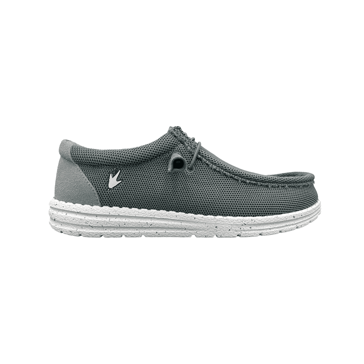 Frogg Toggs Men's Java 2.0 Non-Waterproof Boat Shoes for Men, Elastic Lace Slip-On Shoes, Gray, Size 9