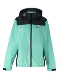 Frogg Toggs River Toadz Rain Jacket with Set-In Sleeves, Waterproof Rain Gear for Women, Seafoam/Gray, Size S/M