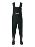 Frogg Toggs Women's Amphib Neoprene BTFT Chest Waders with 200g Insulated Rubber Boots, Forest Green, Size 4