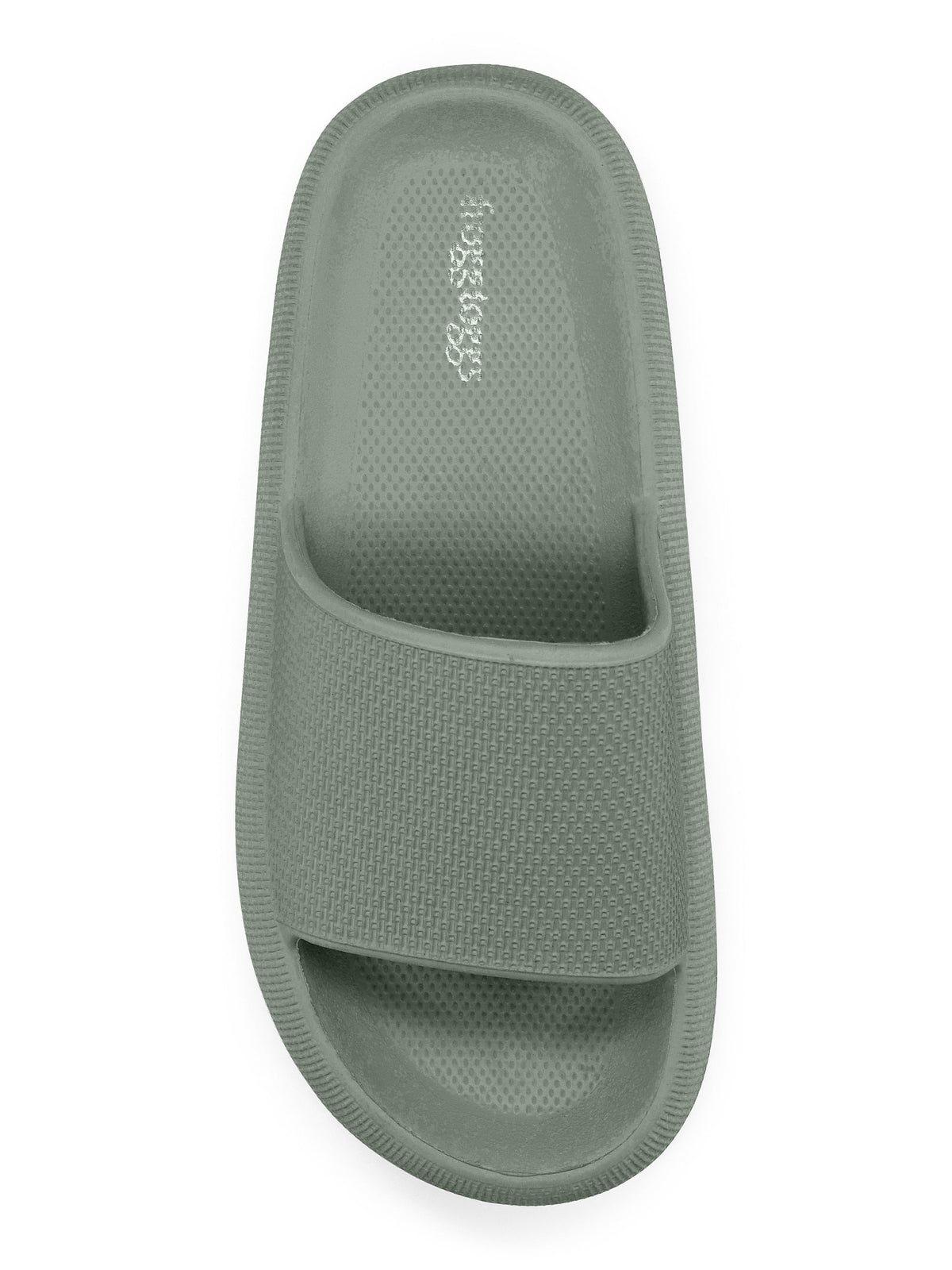 Frogg Toggs Squisheez Slip On Slide Sandals for Women, Soft and Squishy Slides, Black, Size 6