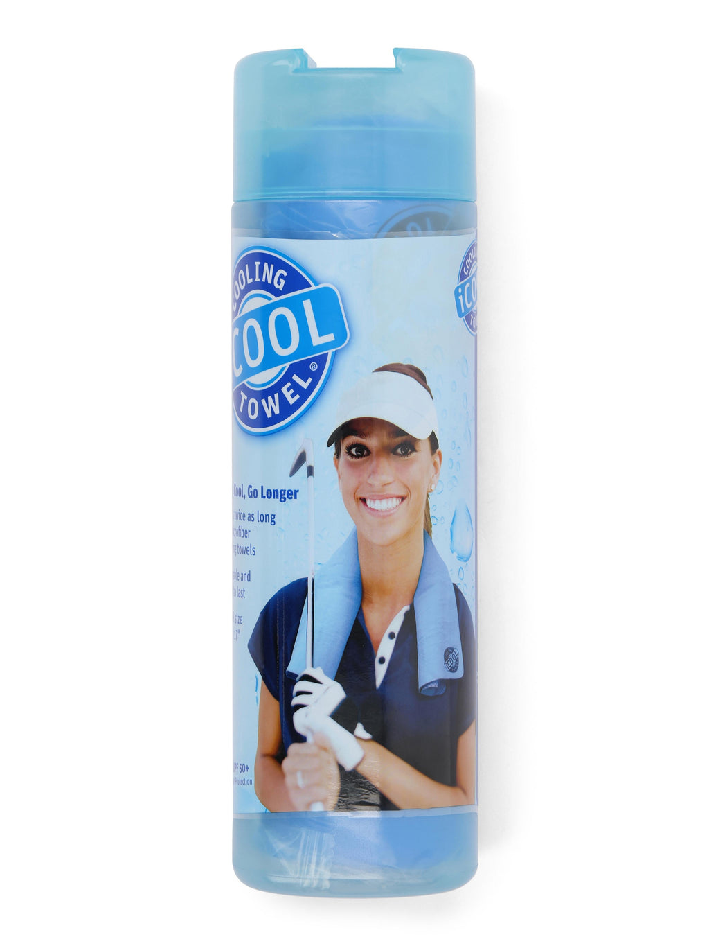 Frogg Toggs iCOOL PVA Cooling Towel, Reusable and Washable Towel, 26” x 17”, Sky Blue