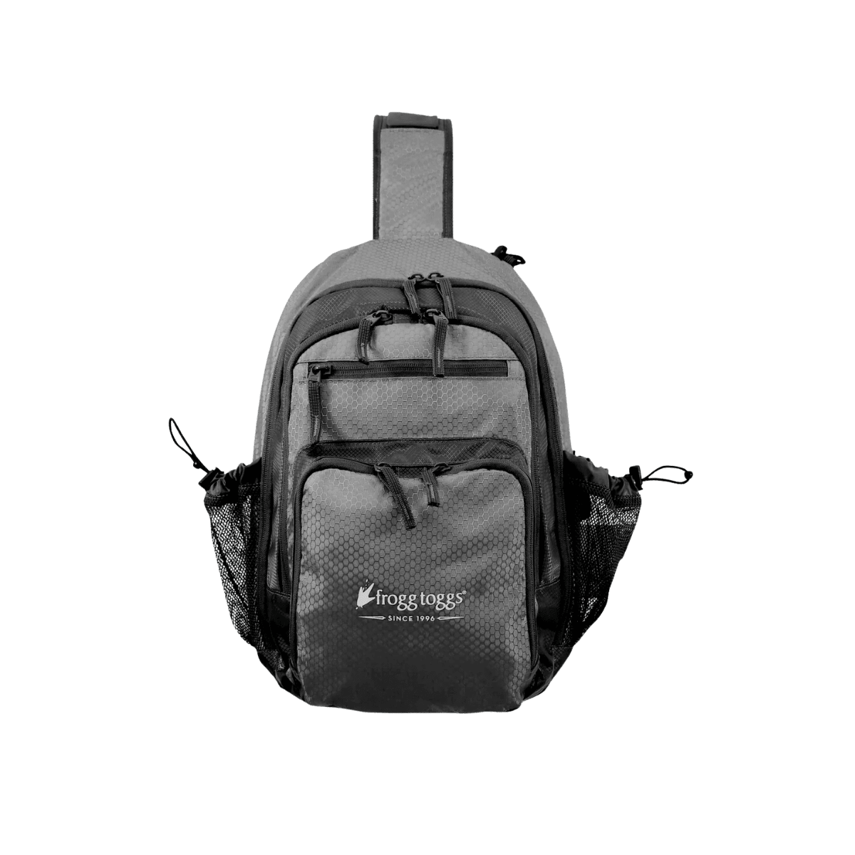 Frogg Toggs Sling Pack Fishing Bag with Dual Access for 3600/3700 Tackle Trays, Solid Elements Brown