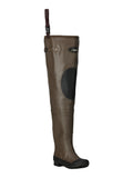 Frogg Toggs Kids' Classic II Hip Boot Waders, Cleated Brown 3 Little Kids