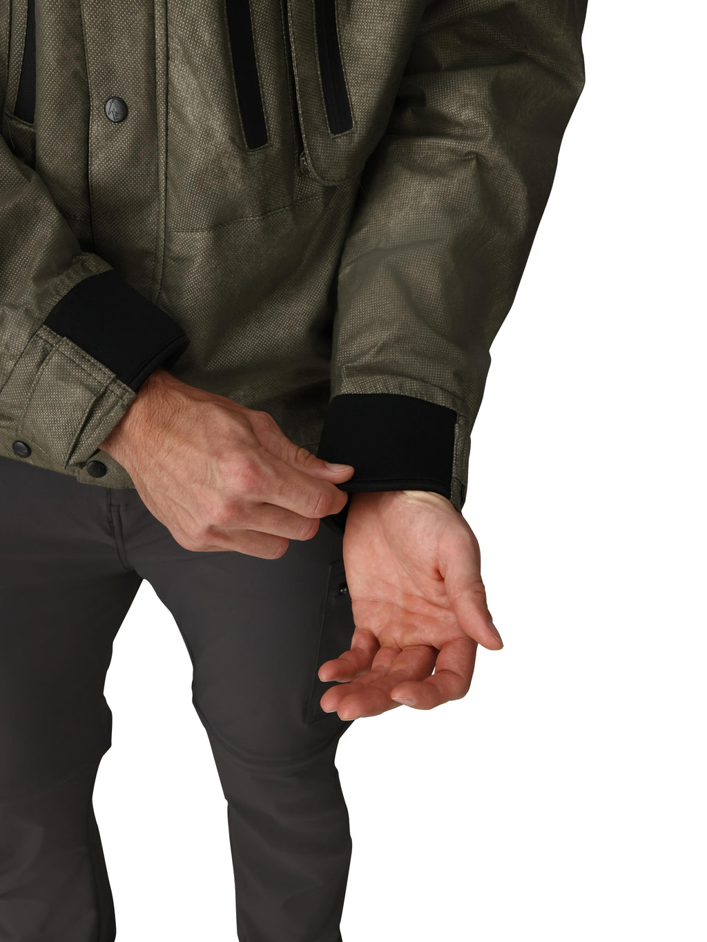 Frogg Toggs Tekk Toad Breathable Wading Jacket for Men, Adjustable Fishing Gear, Stone, Medium