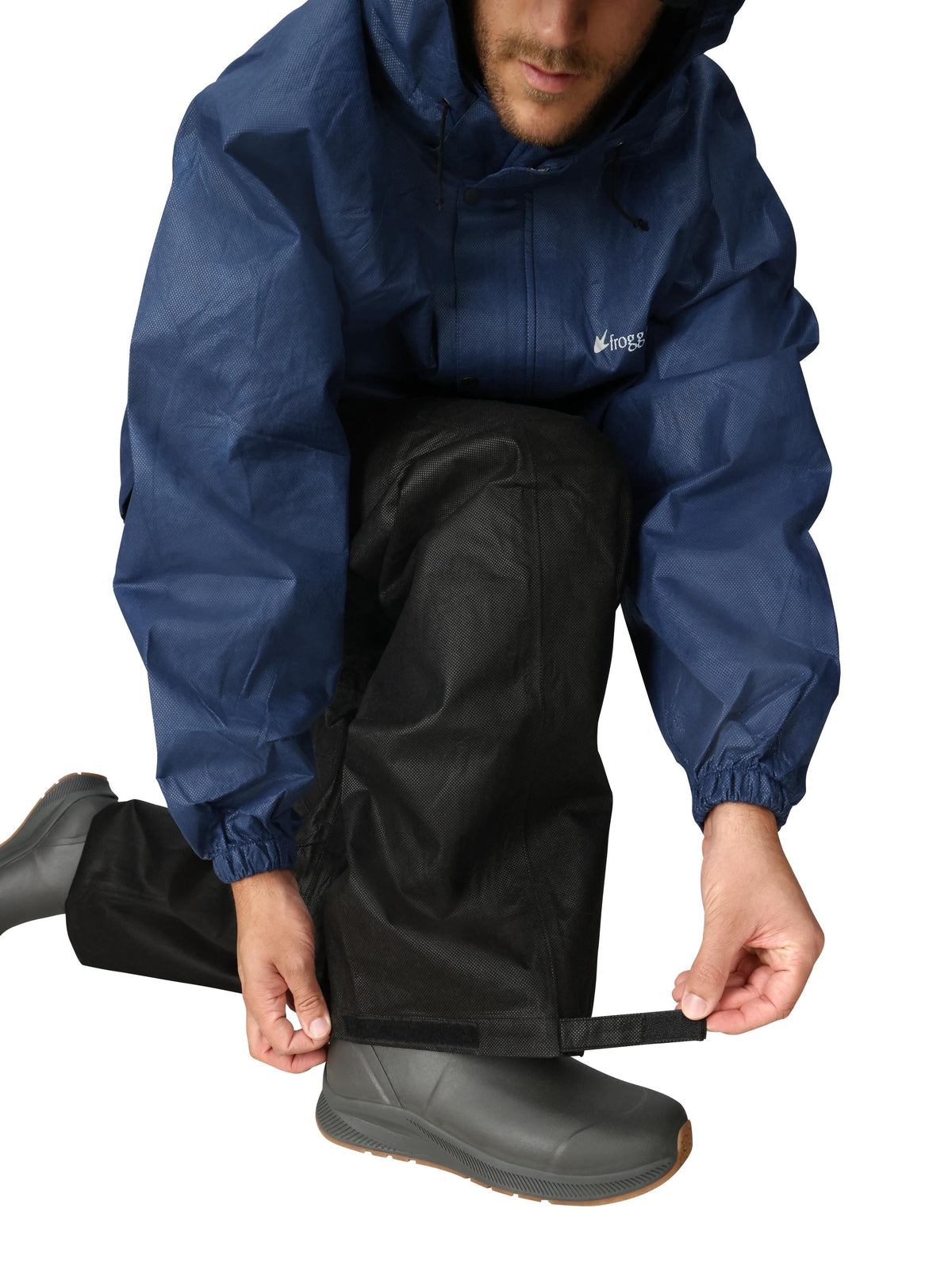 Frogg Toggs Classic All-Sport Rain Suit, Stone and Black (Men's)