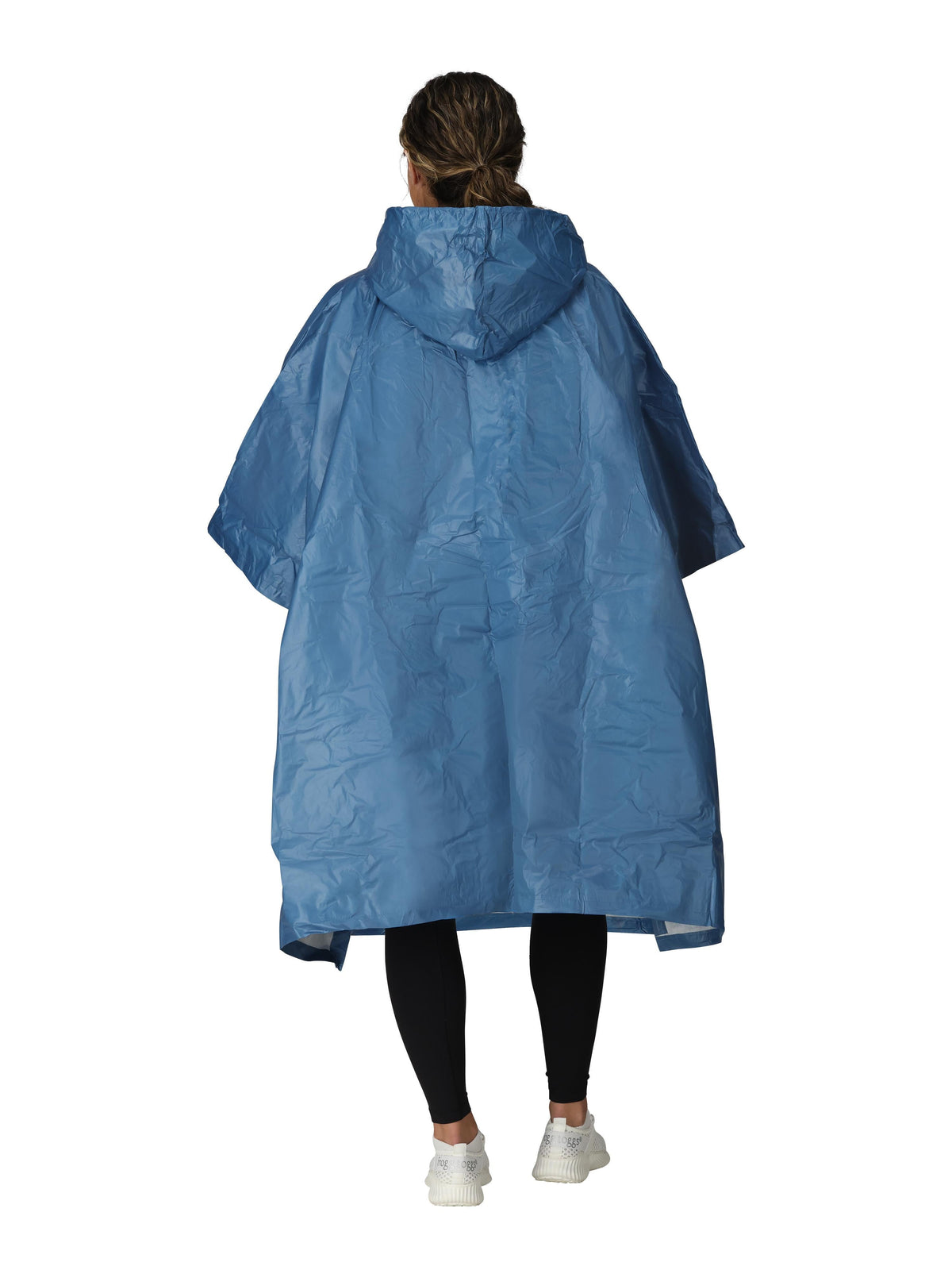 Frogg Toggs Ultra-Lite2 Rain Poncho for Adults, Packable Emergency Poncho, Blue, One-Size
