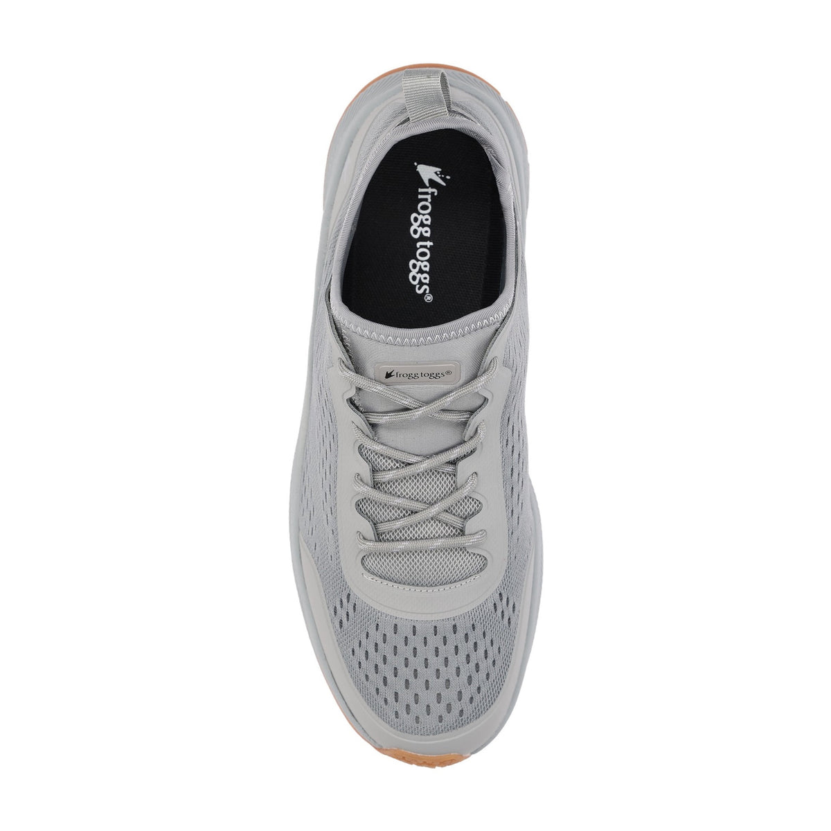 Frogg Toggs HydroGrip Mens Slip On Shoes, Quick-Dry Mesh Sneakers with FrogFoam Cushioning, White, Size 7