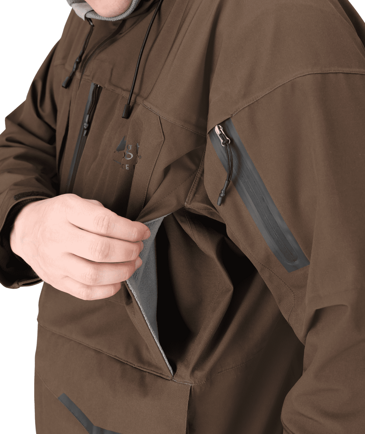 Frogg Toggs Oxbow Jacket | Swamp Brown | Size LG