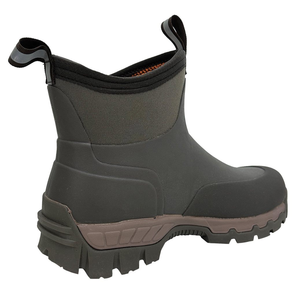 Frogg Toggs Ridge Buster 7.5” Waterproof Boots for Men, Neoprene Rubber Ankle Boots, Brown, Brown, Size 7