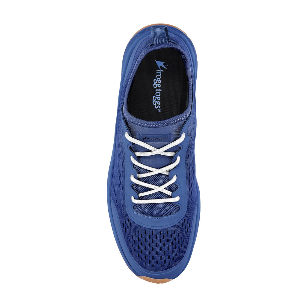 Frogg Toggs HydroGrip Mens Slip On Shoes, Quick-Dry Mesh Sneakers with FrogFoam Cushioning, White, Size 7